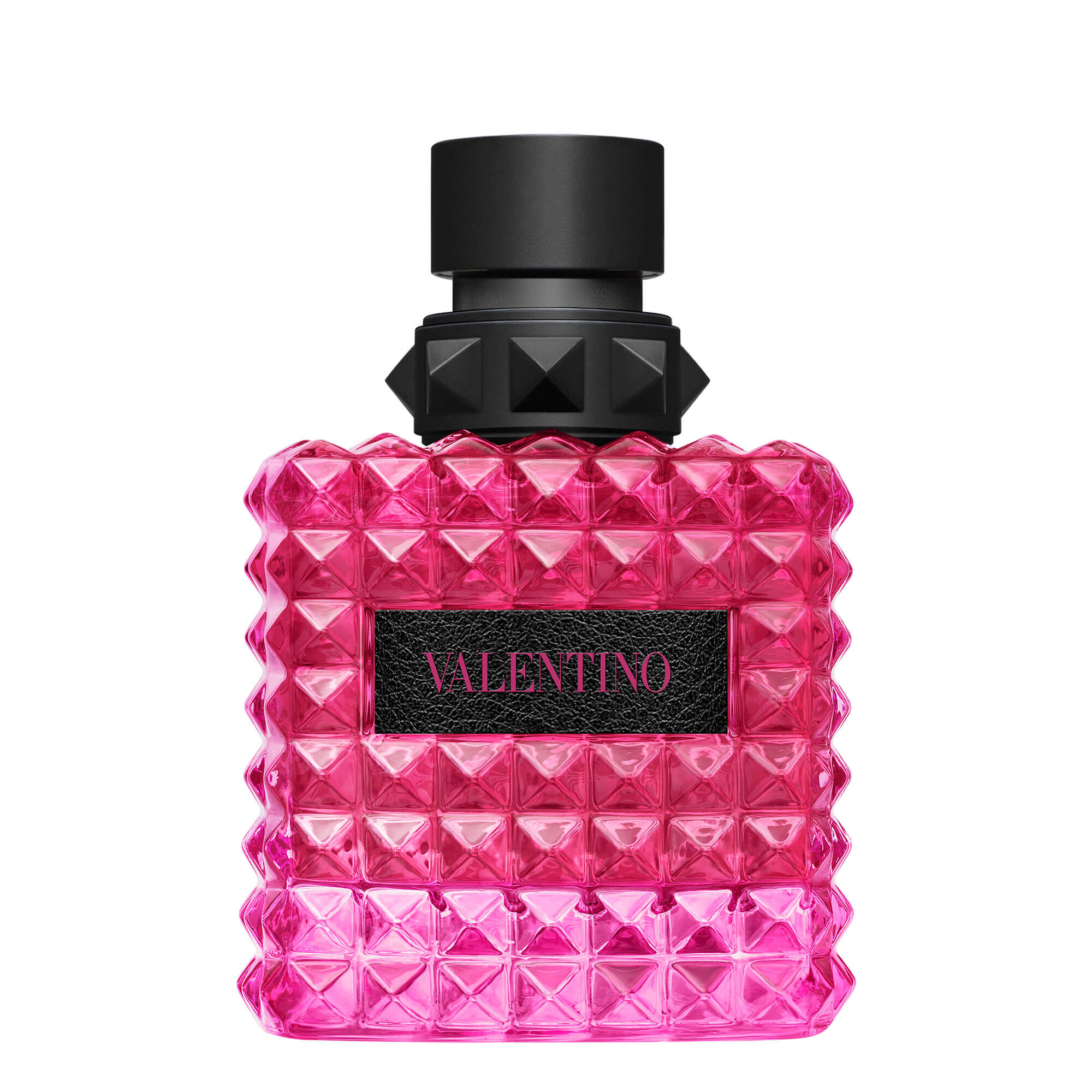 Valentino Donna Born In Roma Extradose Parfum 50 ml spilgti rozā flakons ar kniedēm
