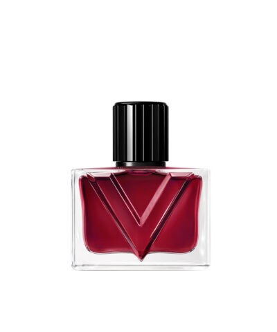 Valentino Vendetta Donna Eau de Parfum 30 ml taisnstūrveida caurspīdīga stikla flakons ar sarkanu V formu