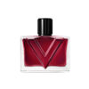 Valentino Vendetta Donna Eau de Parfum 90 ml taisnstūrveida caurspīdīga stikla flakons ar sarkanu V formu