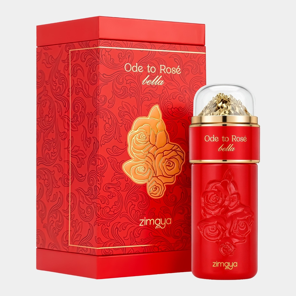 Zimaya Ode to Rose Bella EDP 100 ml smaržu pudelīte